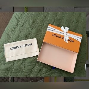 Louis Vuitton wallet box and dust bag
